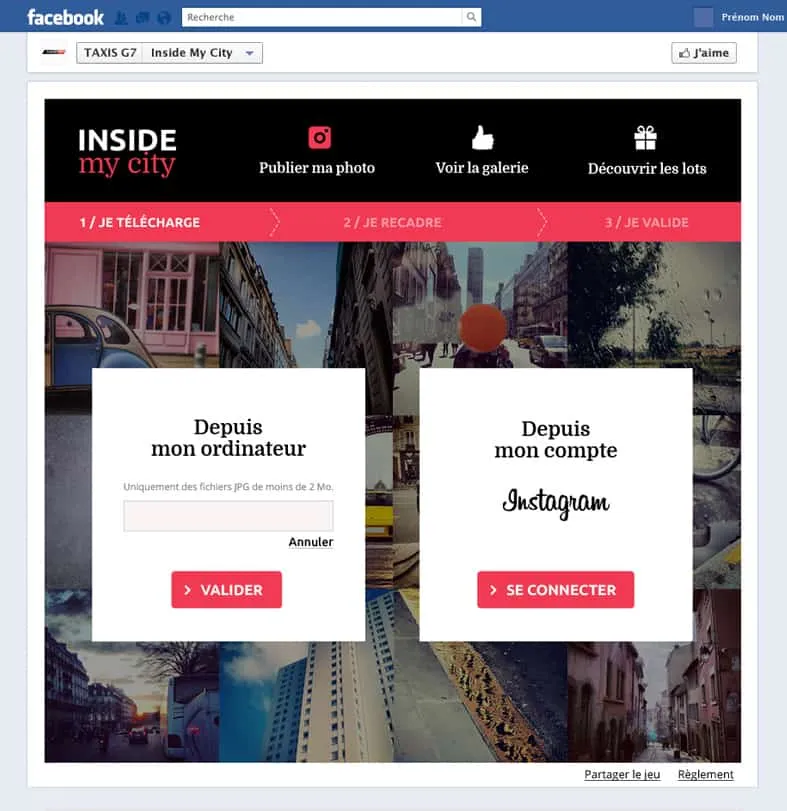 Jeu Facebook "Inside my city" — capture 2