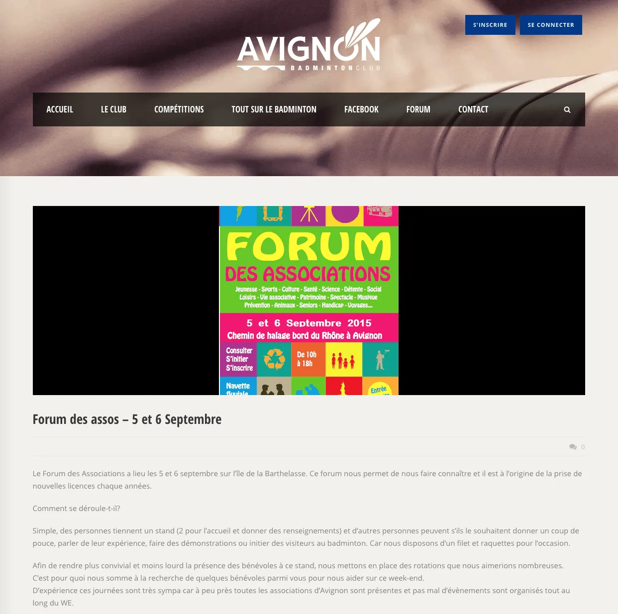 Avignon badminton club — capture 3