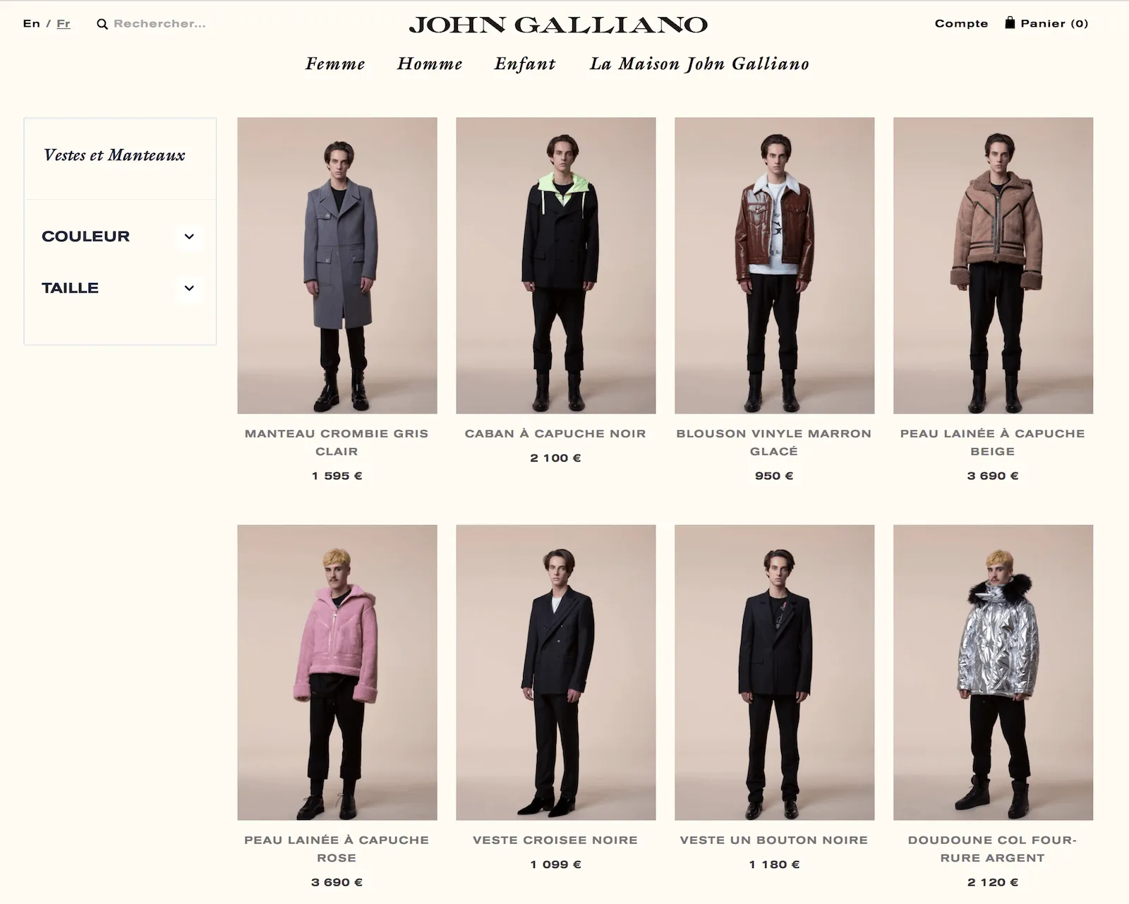 Johngalliano.com — capture 2