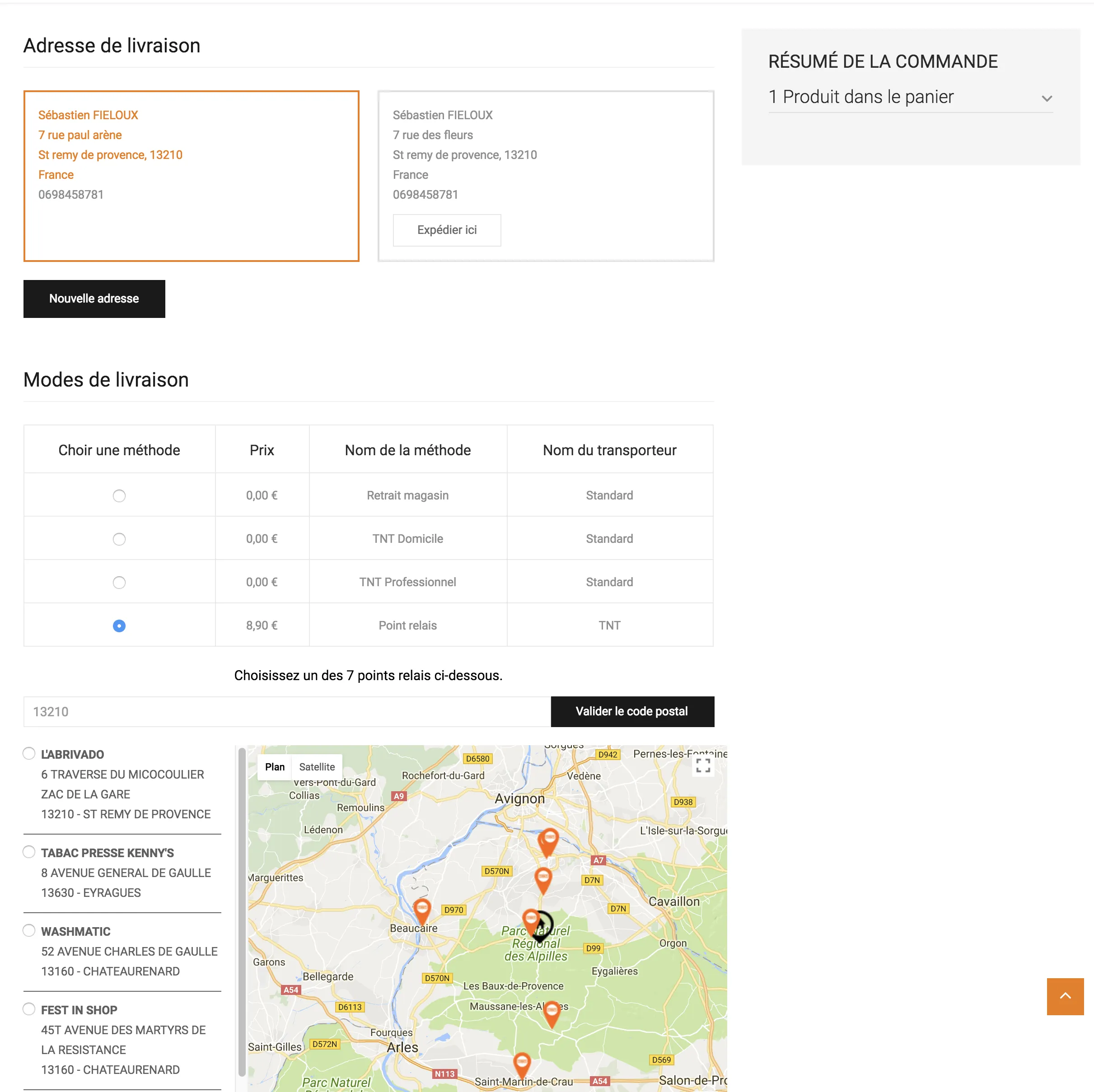 Module livraison TNT magento 2