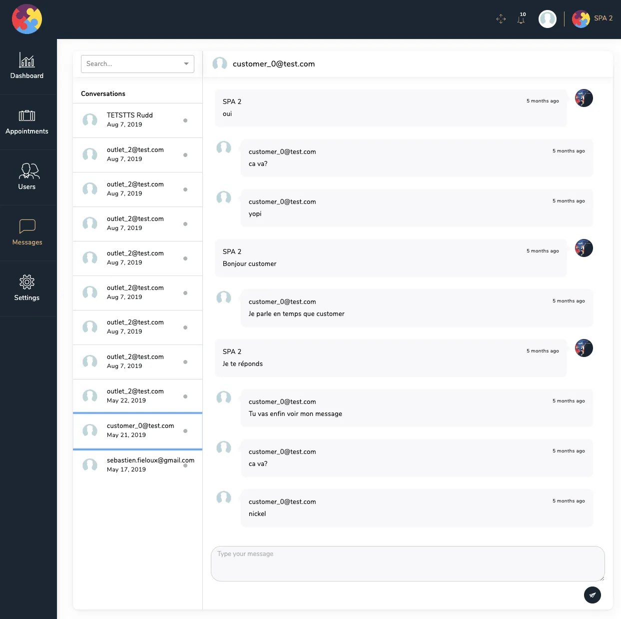 Hive tech (Application pour les hôtels) — capture 15