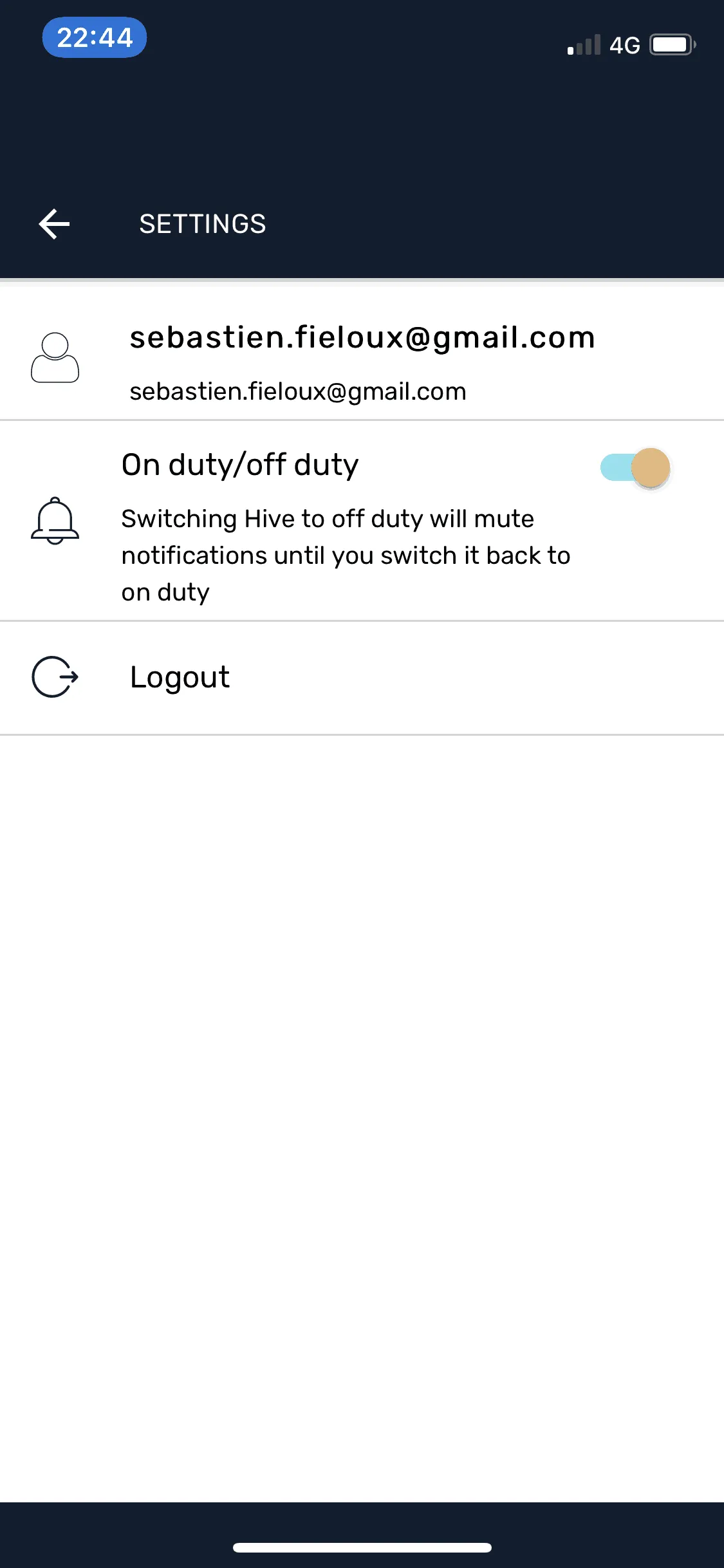 Hive tech (Application pour les hôtels) — capture 7