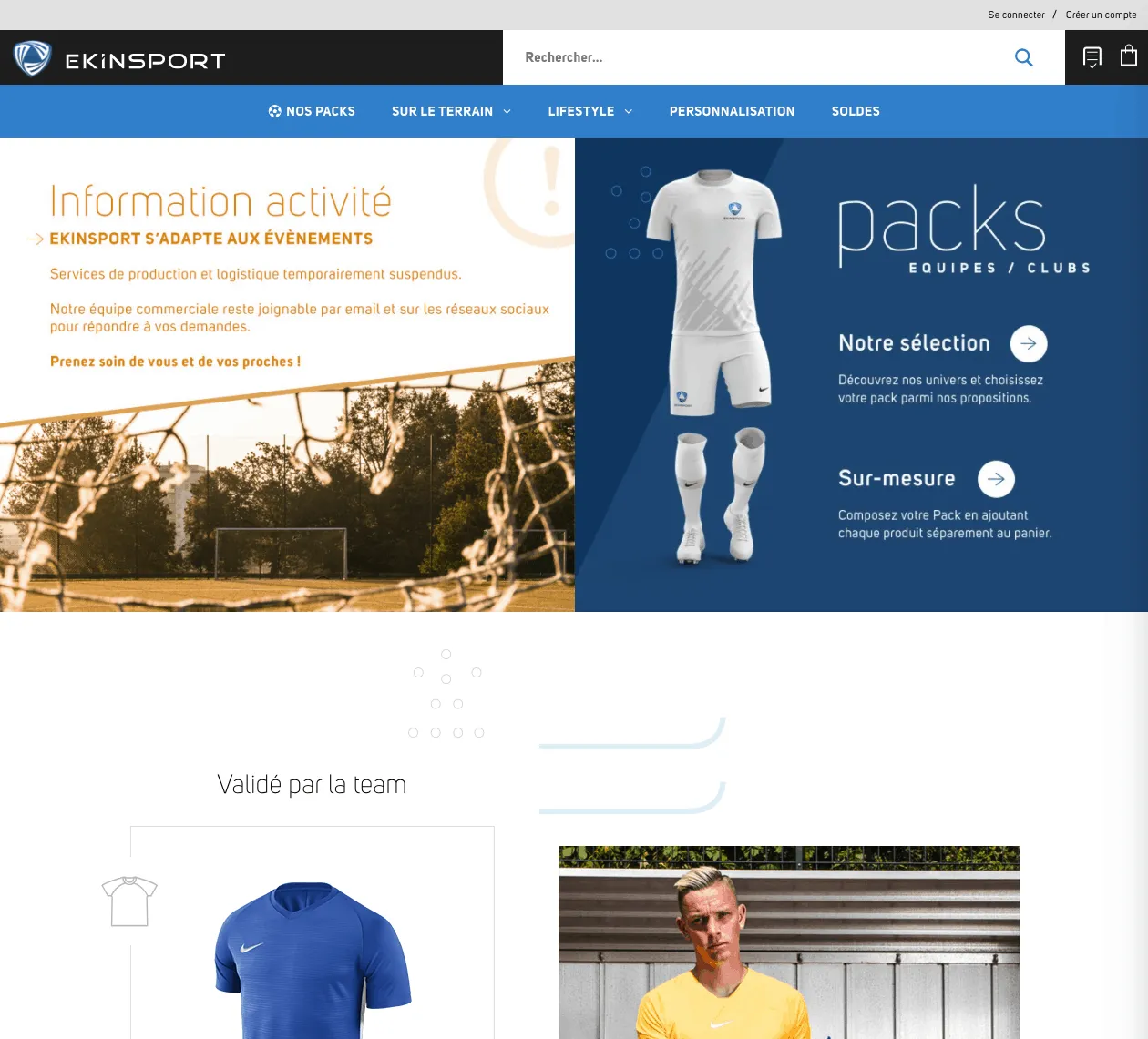 Ekinsport - Migration infra + Mise à jour — Ekinsport