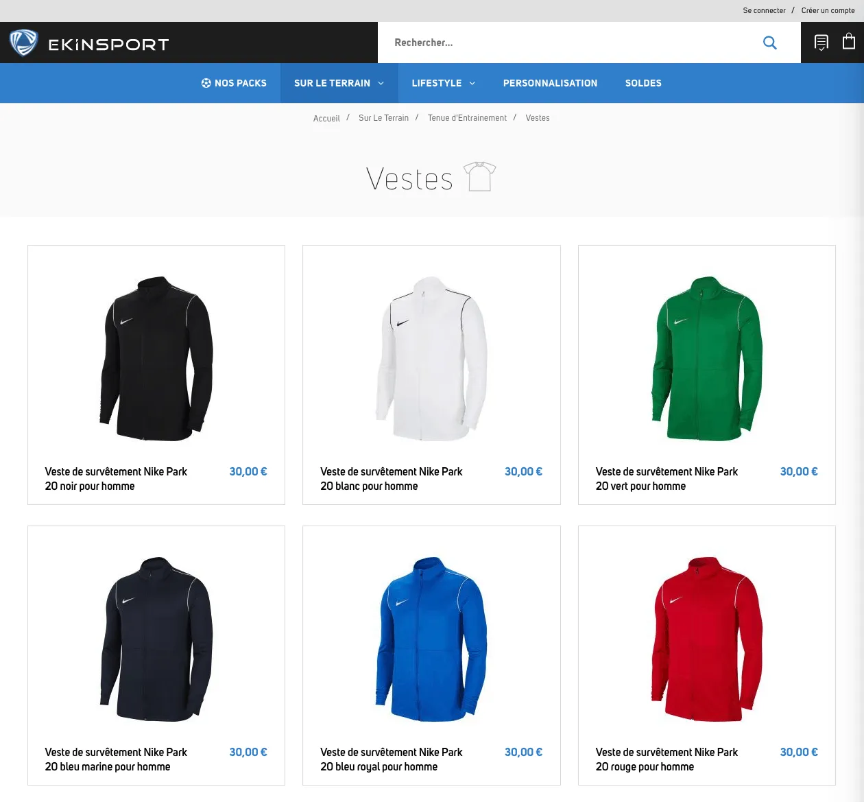 Ekinsport - Migration infra + Mise à jour — capture 2