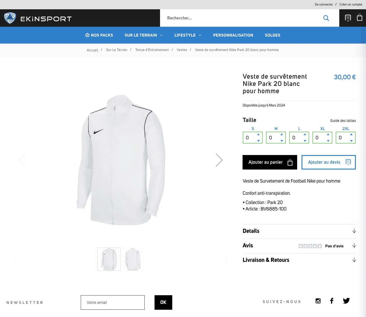 Ekinsport - Migration infra + Mise à jour — capture 3