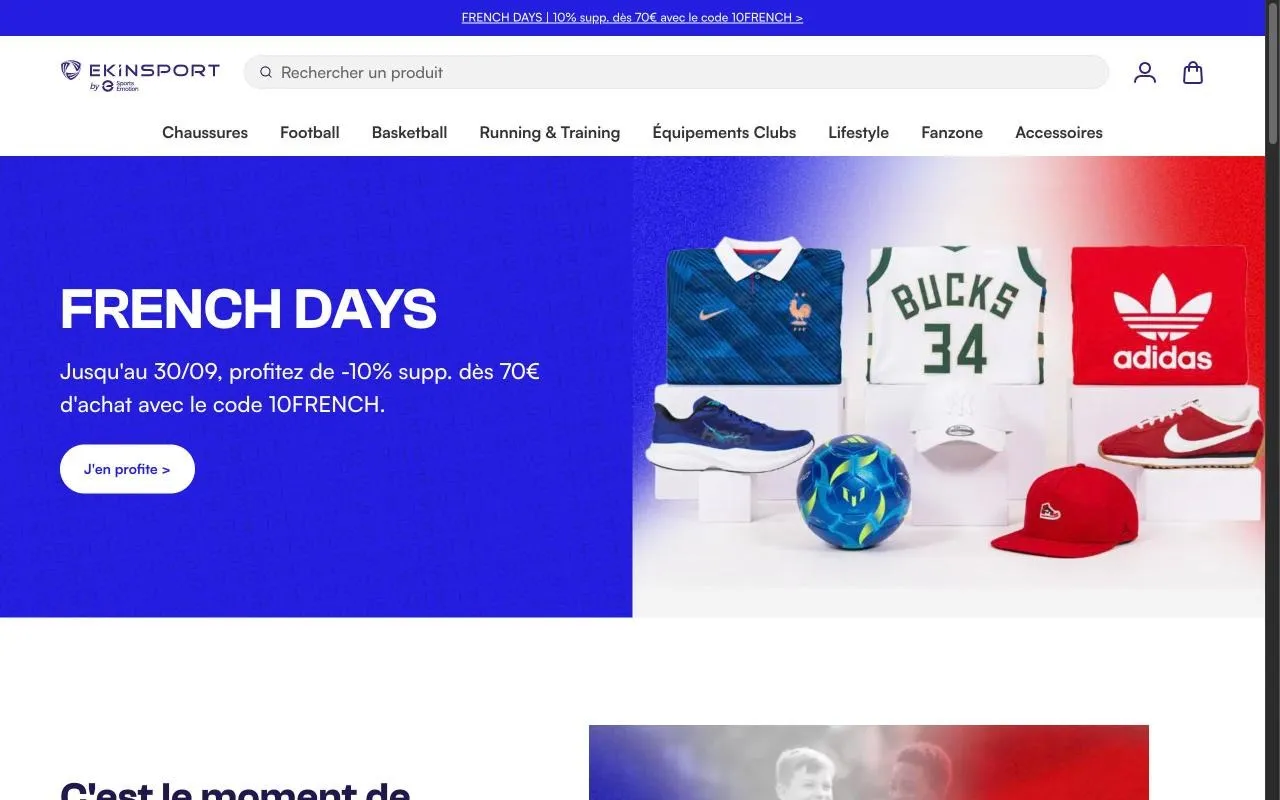 Ekinsport — Connexion de Magento 2 à un nouvel ERP — Ekinsport
