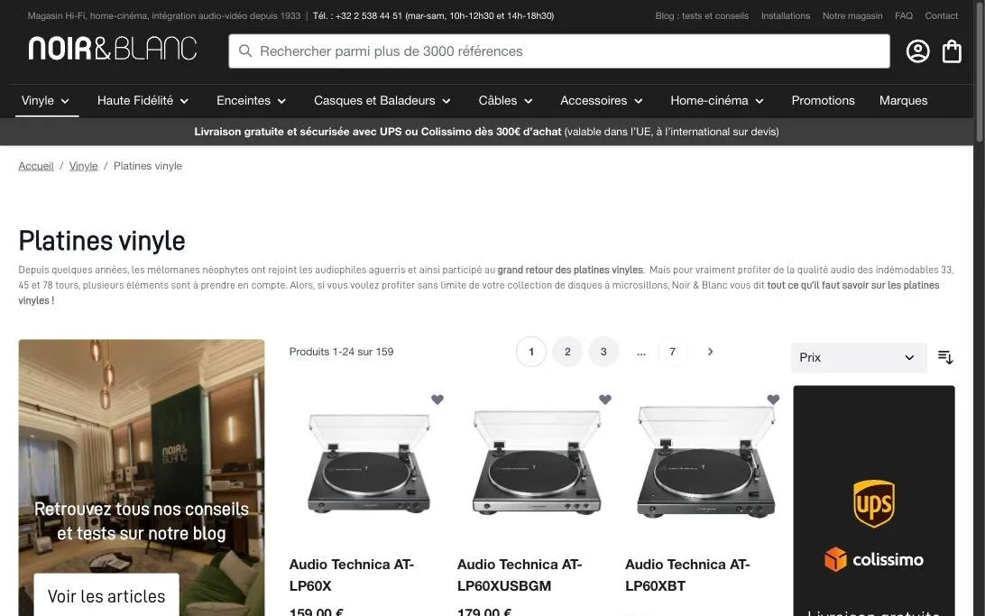 Noir et Blanc — Migration Magento 1 vers Magento 2 sous Hyvä, +16 % de commandes — capture 2