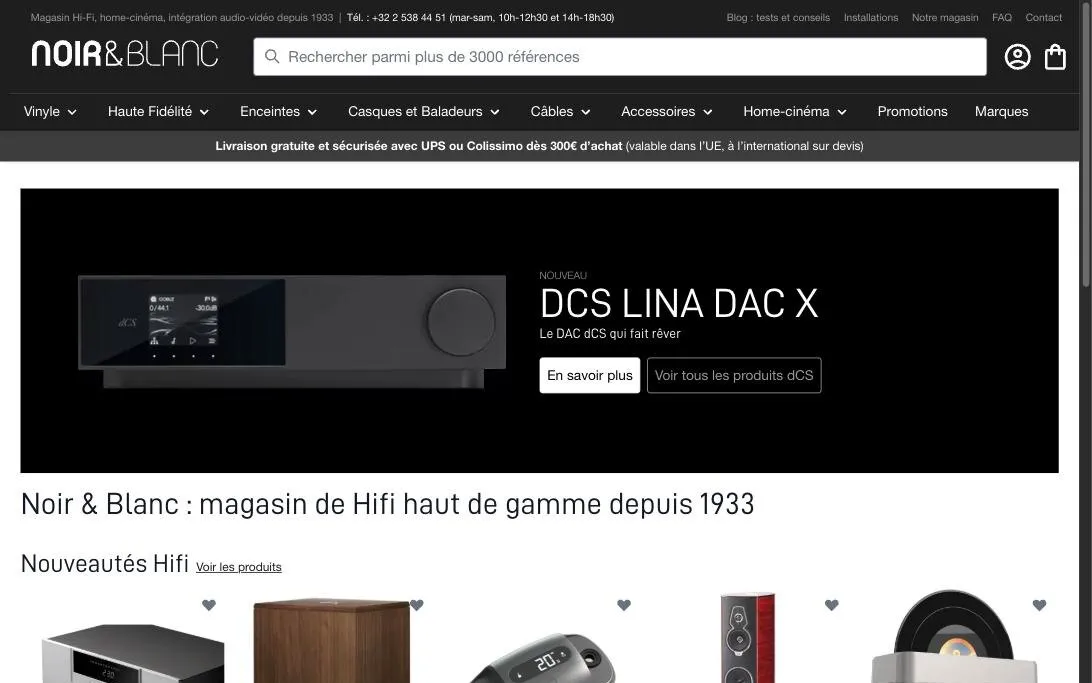 Noir et Blanc — Migration Magento 1 vers Magento 2 sous Hyvä, +16 % de commandes — Noir et Blanc