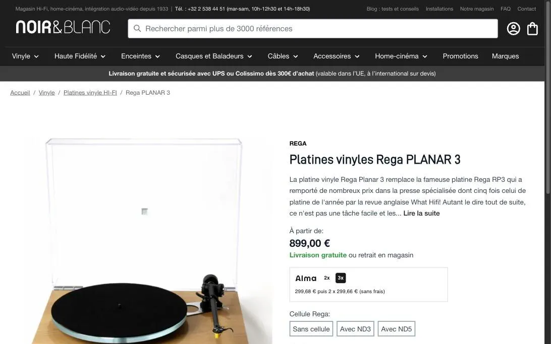 Noir et Blanc — Migration Magento 1 vers Magento 2 sous Hyvä, +16 % de commandes — capture 3